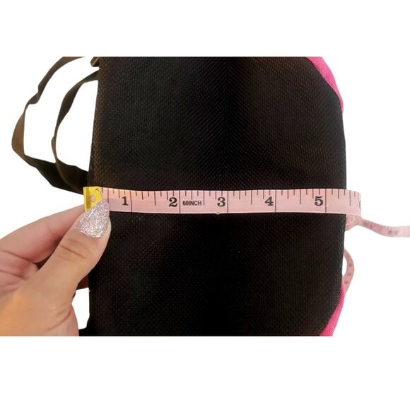 Rip Tide Pink/Black Backpack Purse - Picture 8 of 10